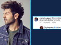 Kartik Aryan 1 lakh for replying to comment