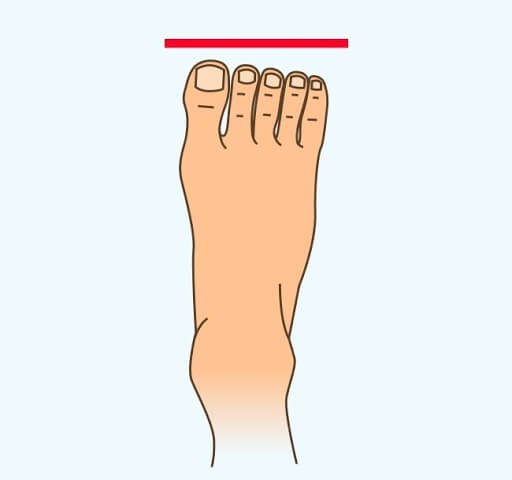 Shape of the foot and personality