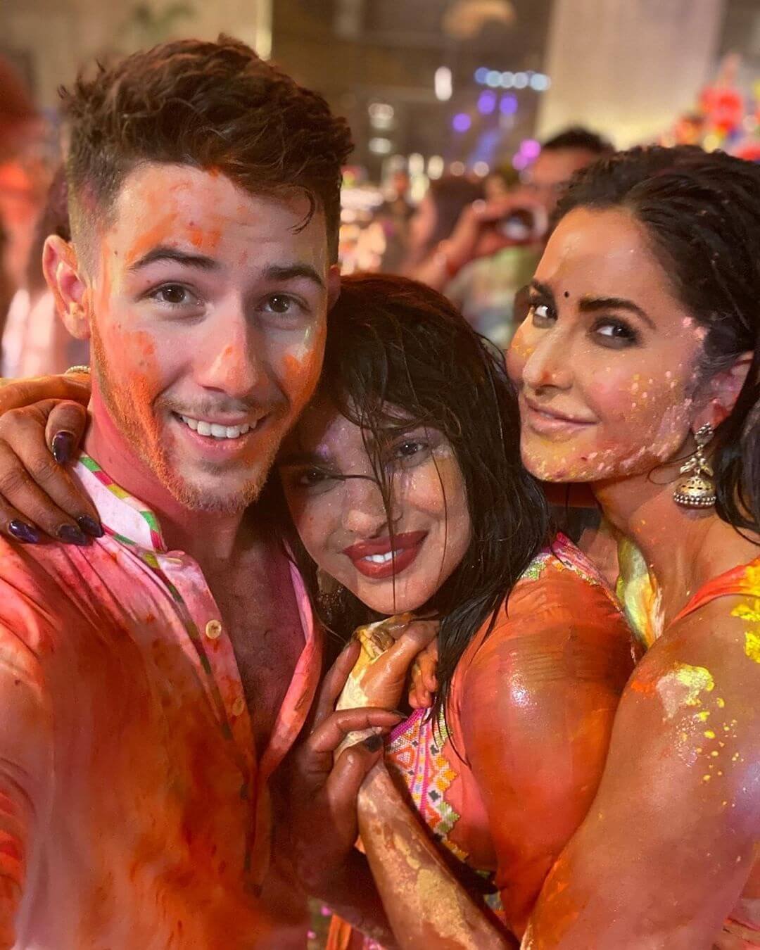 Priyanka Chopra Nick Jonas Holi Pics