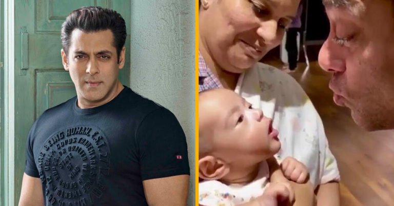 Salman Khan Playing with Arpita’s Daughter Ayat