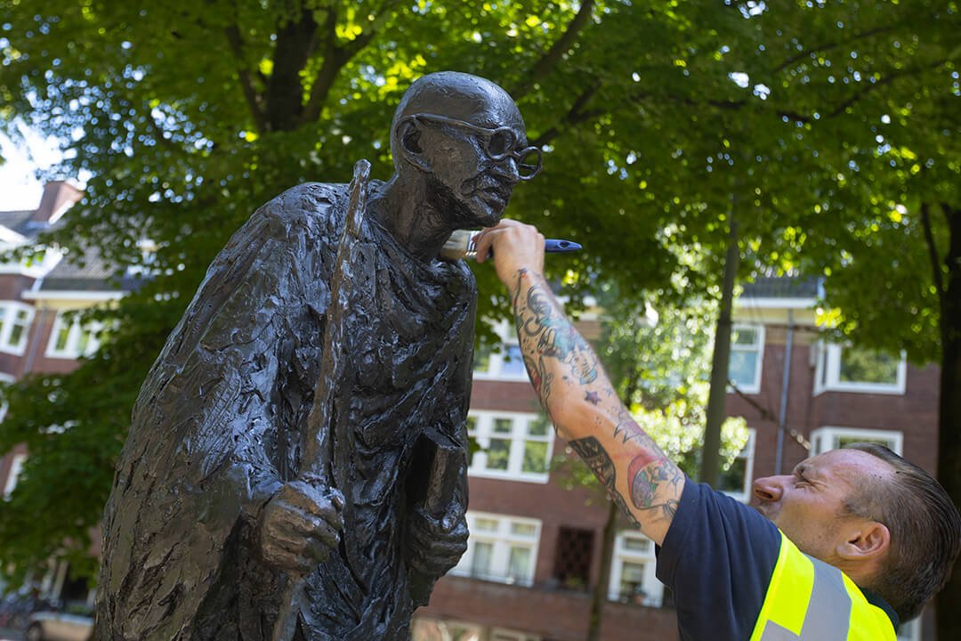 Statue of Mahatma Gandhi Vandalised