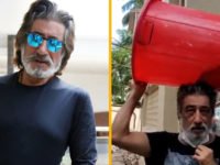 Shakti Kapoor going to buy liquor carrying a drum