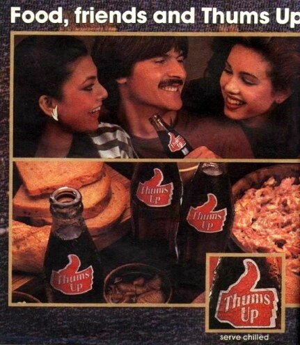 no letter 'B' in Thums Up