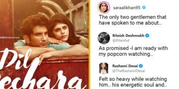 celebrities react to film Dil Bechara